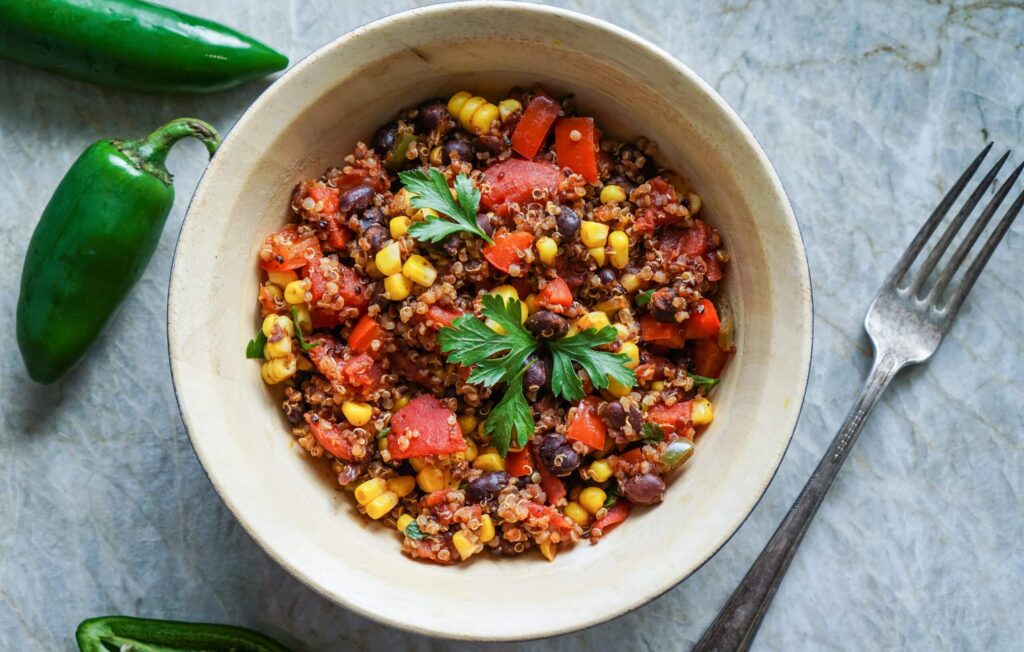 Black Bean & Quinoa Chili