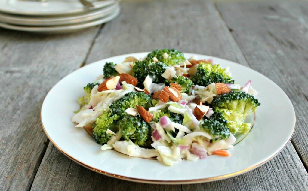 Broccoli And Cabbage Salad