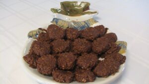 Read more about the article Chocolate Coconut No Bake Cookies