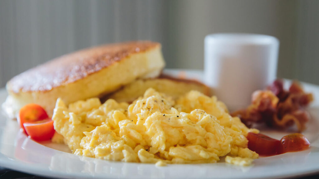 Easy egg-free, dairy-free, soy- free breakfast scramble