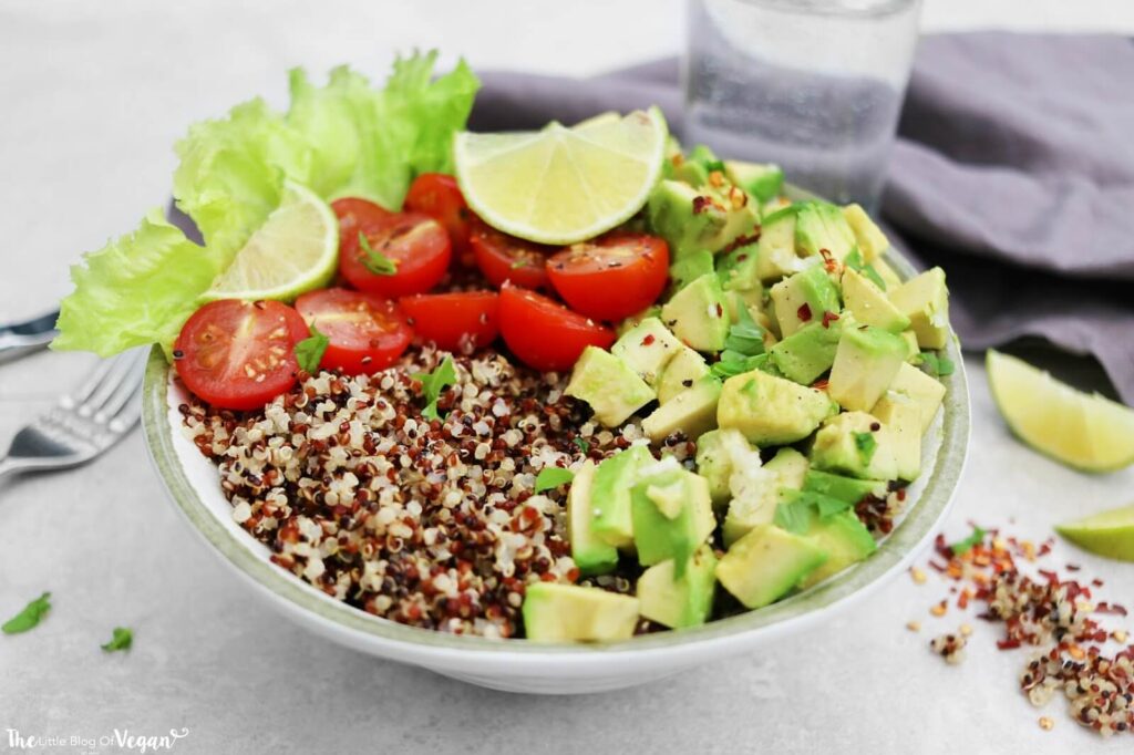 Quinoa Avocado Protein Salad